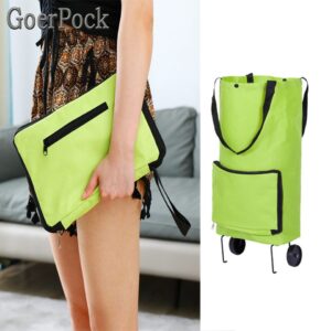 Sacola de Compras Dobrável e com Rodinhas - GoerPock